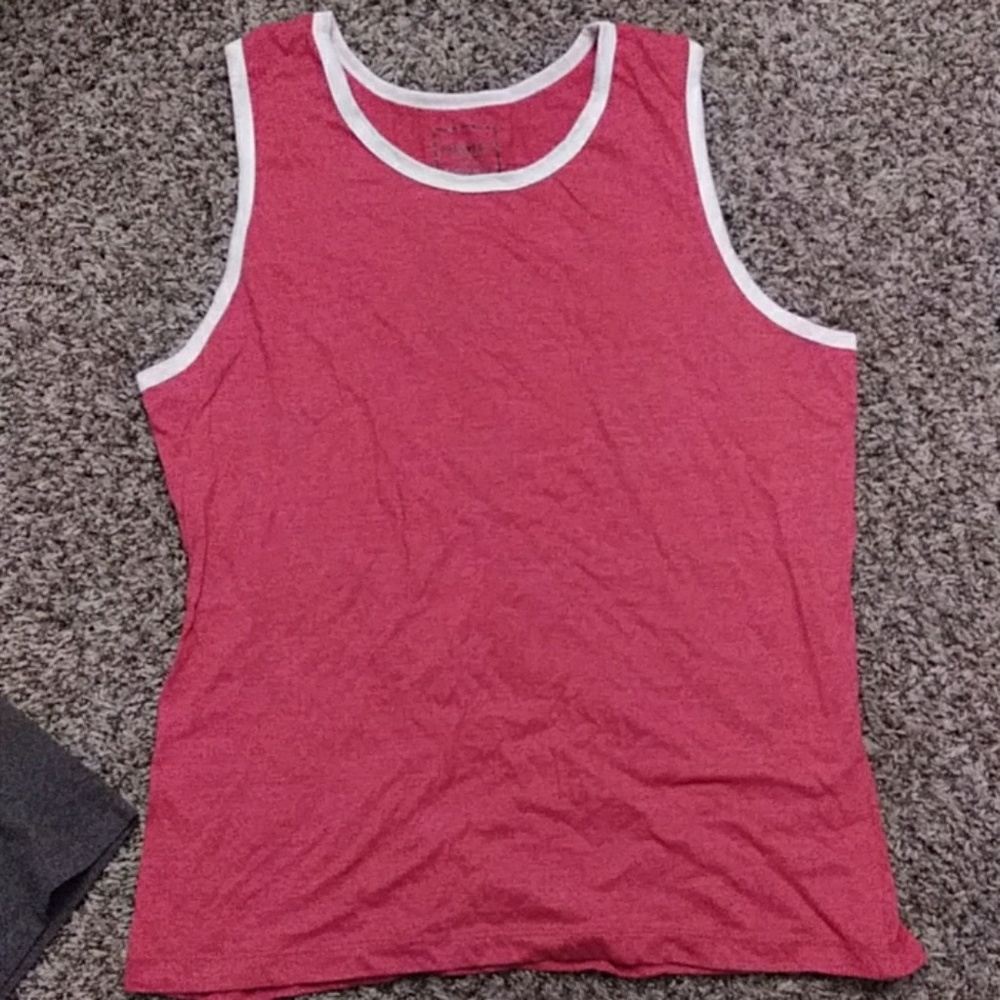 Red tank top